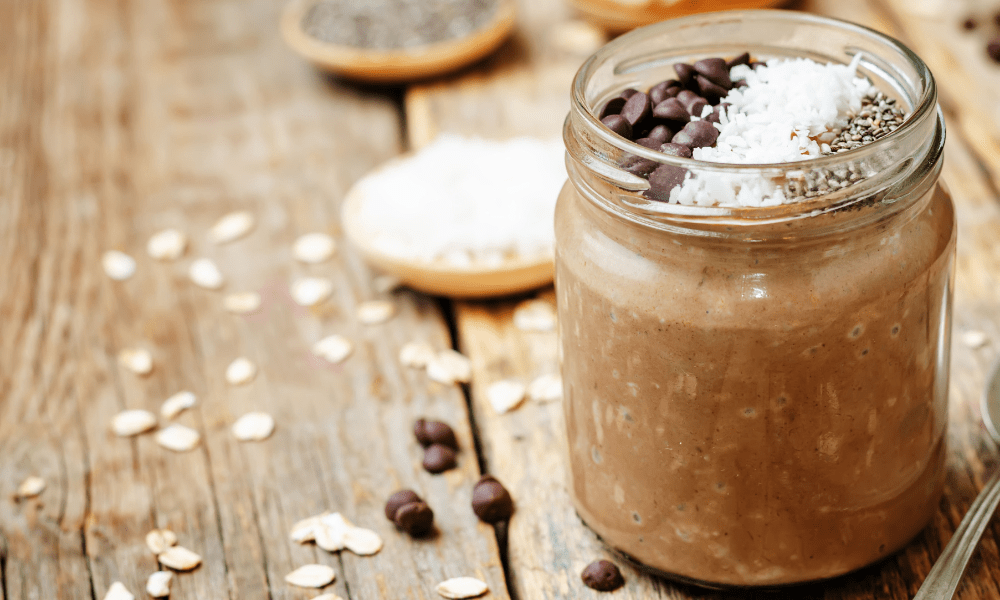 Cold Brew + Collagen Overnight Oats (Gluten and Dairy Free) - Renewed Health Co.