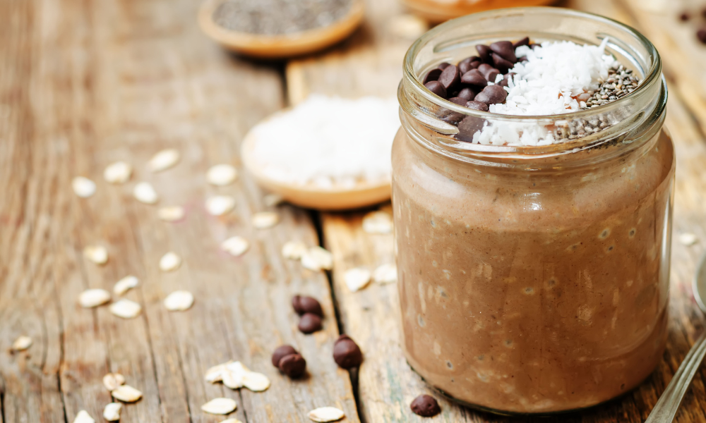 Cold Brew + Collagen Overnight Oats (Gluten and Dairy Free)