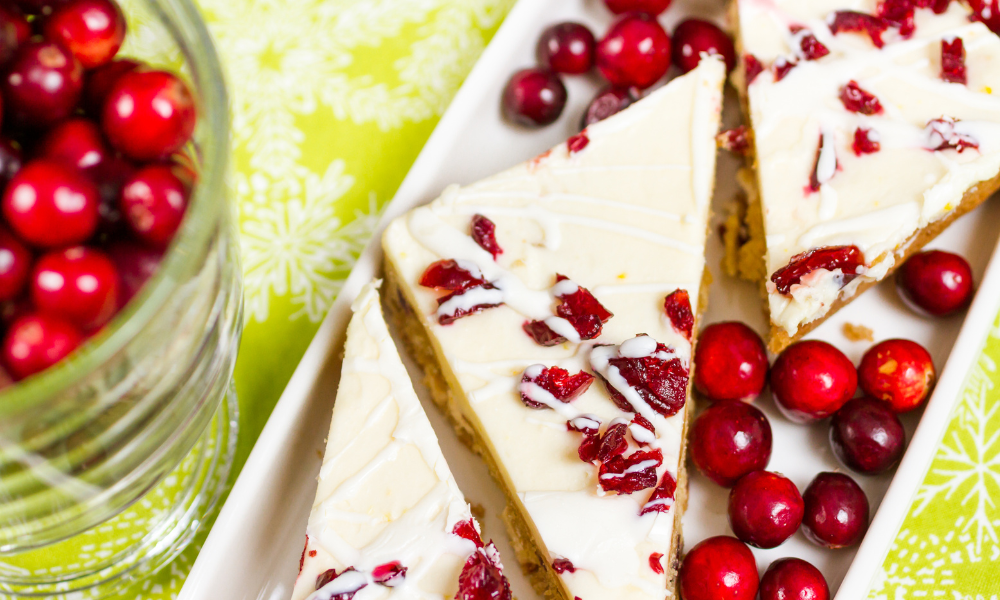 Cranberry Blondies with Collagen (Gluten Free) - Renewed Health Co.