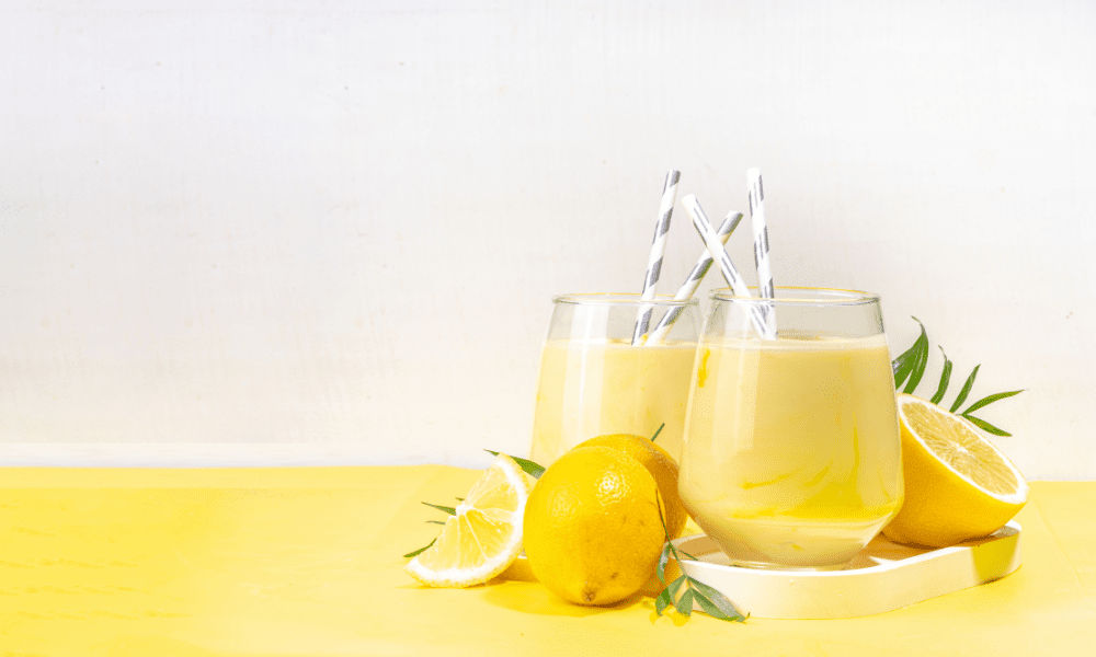 Healthy Frosted Lemonade with Collagen (Paleo) - Renewed Health Co.