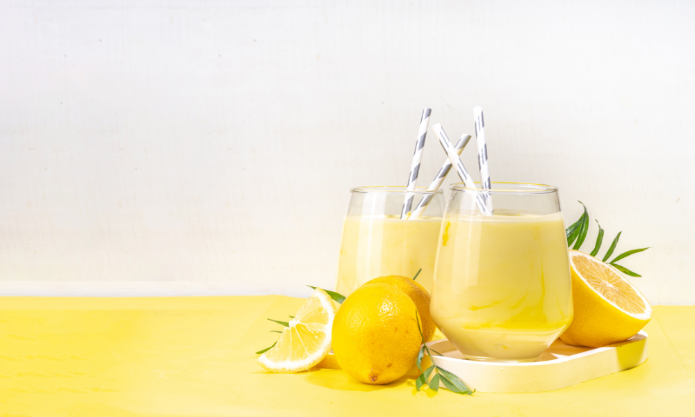 Healthy Frosted Lemonade with Collagen (Paleo)