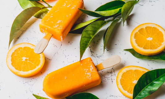 Orange Coconut Creamsicles with Collagen Peptides (Paleo)