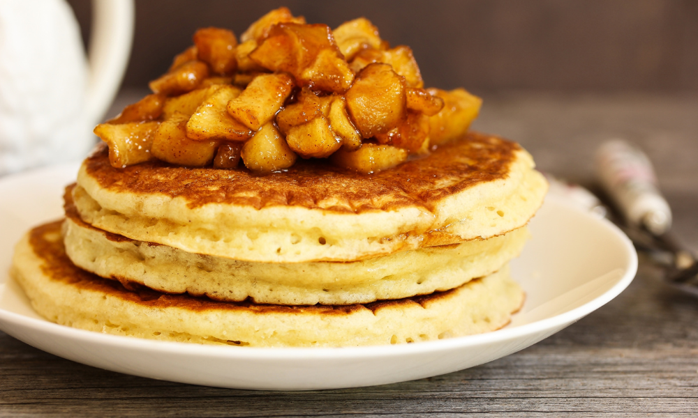 Apple Chai Collagen Pancakes (Gluten and Dairy Free)