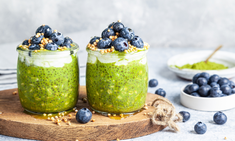 Matcha Overnight Oats (Gluten and Dairy Free) - Renewed Health Co.
